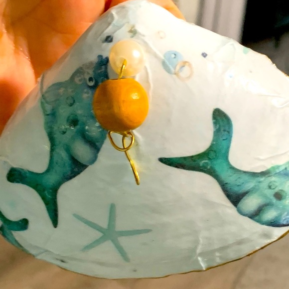 Decoupage Fish with a Hook Decorative Accent or Trinket Tray - Picture 8 of 14